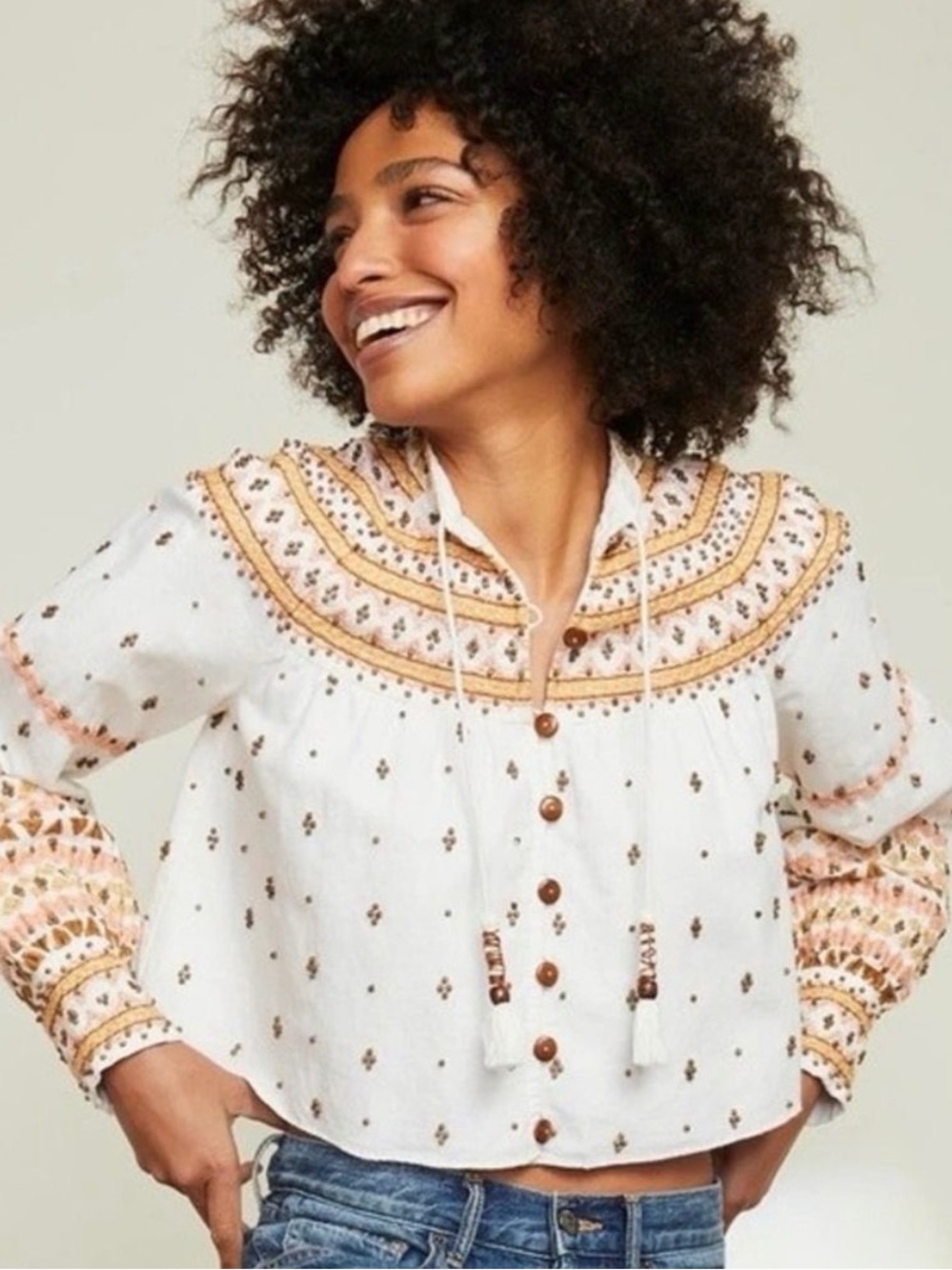 Veronica Beard Fernanda
Embellished Crop Jacket,